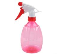 Flacon pulvérisateur en plastique léger avec prise en main confortable pour plantes, coiffure, nettoyage du verre et jardinage, 500 ml (rouge)