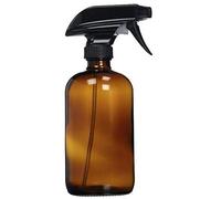 Flacon pulvérisateur en verre ambré vide - Pulvérisateur à grande capacité rechargeable pour huiles essentielles (16oz / 500ML)