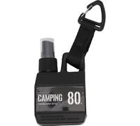 Flacon pulvérisateur plastique vide 80 ml mini rechargeable camping portable voyage extérieur avec boucles suspendues pulvérisation noir