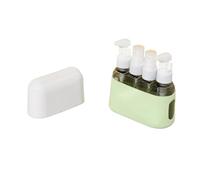 Flacon Spray Vide Ensemble de flacons voyage 4 en 1 50 ml, shampoing, gel douche, lotion for les mains, vaporisateur, flacon vide, kit, accessoires Pour voyager(Light green)