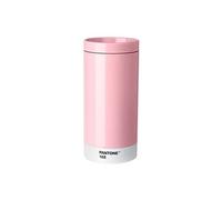 PANTONE 101100182 Mug Isotherme Double Paroi, Acier Inoxydable, Rose Clair, 7,5 x 7,5 x 16,4 cm