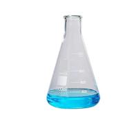 Flacon triangulaire en verre borosilicaté Erlenmeyer de laboratoire Flacon conique Récipient for expériences chimiques(50ml)