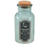 FLACON VERRE POTION EAU DE LUNE 6.5X13.5CM VERT- DECORS DE TABLE HALLOWEEN