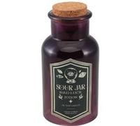 flacon verre potion malchance 6.5x13.5cm violet - générique 13681 Violet G