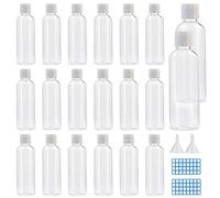Flacon Vide Voyage 100 ML Bouteille Vides Cosmetiques Plastique pour Shampoing Douche Lotion Liquides Flacons Avion