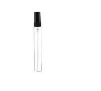 flacon voyage Bouteille de recharge portable, mini bouteille de parfum en verre, bouteille de cosmétiques vide, tube à essai d'échantillon, outil cosmétique de voyage(DARK GRAY)