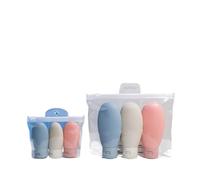 flacon voyage Bouteille rechargeable portable, mini tube souple, contenant vide for crème douce et lotion, voyage(Plum)