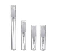 flacon voyage Flacon de parfum portable en verre noir, flacon vide rechargeable, flacon cosmétique, échantillon, flacons en verre fin(Clear,5ML,20PCS)