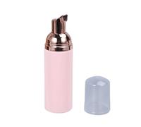 flacon voyage Petit distributeur de mousse, pompe en plastique, bouteilles givrées, mini bouteille de savon vide rechargeable for le nettoyage des voyages, emballage de cosmétiques(Plum)