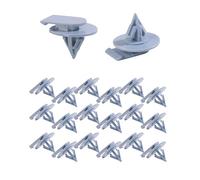 Flaconi 20pcs Agrafes Rivets Clips pour Voiture,Clips de Fixation en Plastique Gris pour Garniture de Roue,Rivets et Clips en Plastique Ageafes,Clips de Panneau de Porte