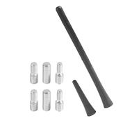Flaconi 2PCS Antenne Voiture,Antenne Radio Voiture,Antenne Autoradio,18.5cm/6.5cm Antenne Voiture Courte,FM/AM Tige D'antenne de Voiture,Convient à la Plupart des Voitures,Berlines,SUV, Camions
