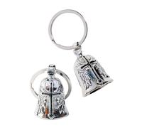 Flaconi 2PCS Guardian Bell Moto,Cloche Moto Porte Bonheur Biker,Accessoire de Sonnette ou Porte-Clés Guardian Bell,Porte-clés de Voiture Pendentif de Voiture,Adapté pour les Motos,Clés de Voiture