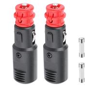 Flaconi 2PCS Prise Allume-Cigare de Voiture,Prise Allume Cigare 12v,Prise 12v,Fiche Allume Cigare,Prise Allume Cigare,Embout Allume Cigare,Convient pour Autoradio,Aspirateur de Voiture