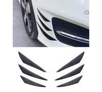 Flaconi 6PCS Spoiler Côté Voiture,Aileron Avant de Voiture,Ailerons Universels pour Pare-Chocs Avant de Voiture,Aileron De Pare-Chocs Avant,Voiture Becquets Avant,pour SUV,Voitures (Fibre Carbone)