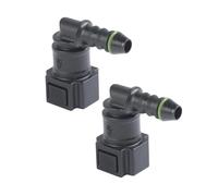 Flaconi Connecteur de Tuyau de Carburant de Voiture,Raccord Durite Essence,Raccord Tuyau de Carburant,Raccord Durite,Convient aux Conduites de Carburant en Nylon avec un Diamètre Intérieur de 6 mm