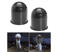 Flaconi Couverture D'attelage de Voiture,Cache Boule Attelage Voiture,Protection Boule Attelage Voiture,Protection Boule Attelage,Capuchon de Protection en Caoutchouc,Convient pour Voitures,Caravanes