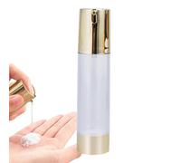 Flacons à pompe sans air, flacon à pompe format | Flacons à pompe | rechargeables de 50 ml - Récipient hydratant, distributeur de lotion pour lotions de de teint cosmétique, maquillage, cr