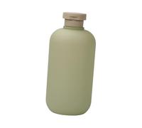 Flacons compressibles avec bouchon à rabat pour articles de toilette et gel douche de voyage, 1 bouteille cosmétique réutilisable, étanche, conteneurs portables pour shampooing, lotion, crème - vert