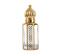 Flacons compte-gouttes vintage en verre doré - 3/6/12 ml - Récipients rechargeables pour parfums et huiles essentielles, pour dragées de mariage avec pipette (3 ml)