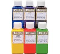 Flacons de 100 ml d'encres indiennes - Boite de 6