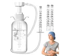 Flacons de douche pour femmes - Flacon de lavage vaginal de 300 ml, rinçage doux et réutilisable pour soins intimes, conception à pression douce avec buse coudée pour un débit contrôlé, structure port