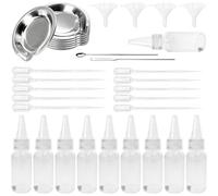Flacons de mélange pour aérographe - 30 ml - Flacons vides à presser avec