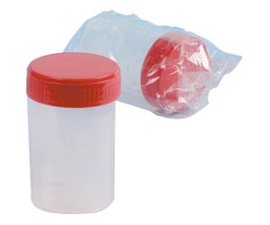 Flacons de prélèvement d'urine stériles 60 ml (par 500)