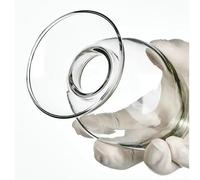 Flacons de stockage d'échantillons en verre avec bouchons en caoutchouc - Tête conique et ronde, for matériaux granulaires et pulvérulents, 1 pièce(Type-A 500ml 1pcs)