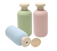 Flacons De Toilette De Voyage | Contenants Pour Shampoing Et Après-Shampoing,Flacon Liquide Pressable Anti-Fuites Pour Lotion Gel Douche Cosmétique