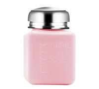 Flacons distributeurs de liquide de 100 à 250 ml avec tête en acier inoxydable pour une distribution facile du démaquillant, récipient cosmétique