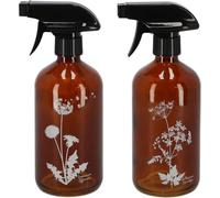Flacons pulvérisateurs, set de 2, verre brun 0,5 litre Wild Bumen DIY Cleaner