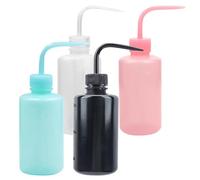 Flacons Souples en Plastique,4 Pièces Flacons de Lavage à Squeeze Bouteille Pissette pour Plantes 250ML Bouteille de Lavage de Laboratoire, our Plantes,Laboratoires,lavage de Tatouage (4 couleurs)