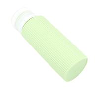 Flacons souples réutilisables en silicone anti-fuite pour articles de toilette essentiels de voyage avec large goulot rechargeable. Bouteilles de voyage en silicone