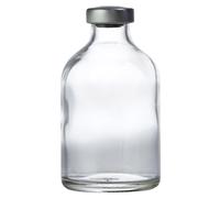 Flacons stériles en verre transparent - 50 mL