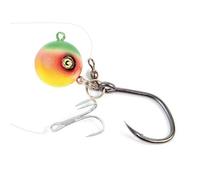Fladen Deadbait Halibut Rig Système pour poissons morts, quatre couleurs, poids 300 g, 400 g et 500 g, hameçon simple 12/0 (Parrot, 300 g)