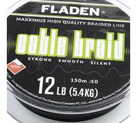 Fladen Maxximus Cable Braid Black 150m 0.10mm 12lbs 5.4kg | Tresse pêche