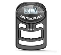 Fladhheg 1 ensemble dynamomètre à main - Entraîneur de force - Testeur de force - Noir pour entraînement musculaire et renforcement de la préhension