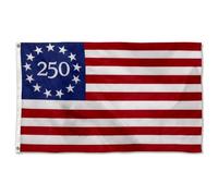 Flag 250 Ans, 250E Anniversaire, Nous Le Peuple, Semi-Quincentenaire Résistant Aux Intempérie Bannière Personnalisée Couleur Vive Drapeau Grand Pour Balcon Défilés Garden 90X150Cm