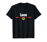 Flag allemand Deutsche Nom d'anniversaire Leon T-Shirt