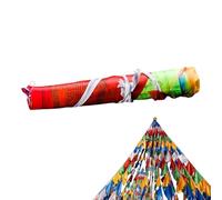Flag Banner - 6m Traditional Cultural Multicolor Display - 25 Pieces Triangle Banner Garland | for Courtyard Garden Playring