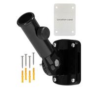 Flag Bracket, Pole Mount, Metal Holder, Adjustable Angle, Rust Resistant, Aluminum Alloy, As Shown Size, Vertical Horizontal, Railings Beach, Sports Event, for House Outdoor July 4th Display