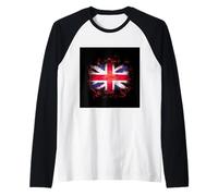 Flag britannique pour les fans du Royaume-Uni Manche Raglan
