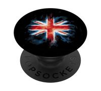 Flag britannique pour les fans du Royaume-Uni PopSockets PopGrip Adhésif