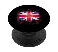 Flag britannique pour les fans du Royaume-Uni PopSockets PopGrip Adhésif