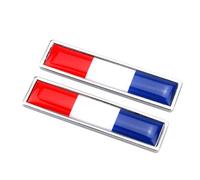 Flag Chrome Decals National Flag Stickers Metal Stickers France FRACH Car Emblem Emblem Decs 3D Chrome Pumper Accessoires 1pair