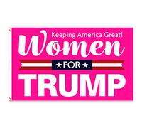 Flag Femmes Pour Trump Polyester Couture Double Face Bannière Polyester Drapeau Pirate Pour Célébrations Home L'Extérieur 3X5Ft