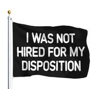 Flag Je n'ai pas été embauché pour mon caractère drôle et amusant.