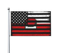 Flag Les États-Unis Et La Deuxième Armée Des États-Unis Décoration Drapeaux Couture Double Face Bannière Pour Four Seasons Intérieur Bar 3X5Ft
