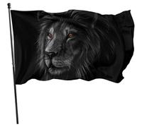 Flag Lion Œillets En Laiton Dans Drapeaux Couleur Vive Bannière Pour Patio Célébrations Bar 90X150Cm