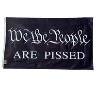Flag Nous, Le Peuple, Préambule De La Constitution, Patriote Américain, États-Unis Double Face Bannière Personnalisée Imperméable Bannière De Drapeaux Personnalisés Pour Anniversaires 90X150Cm